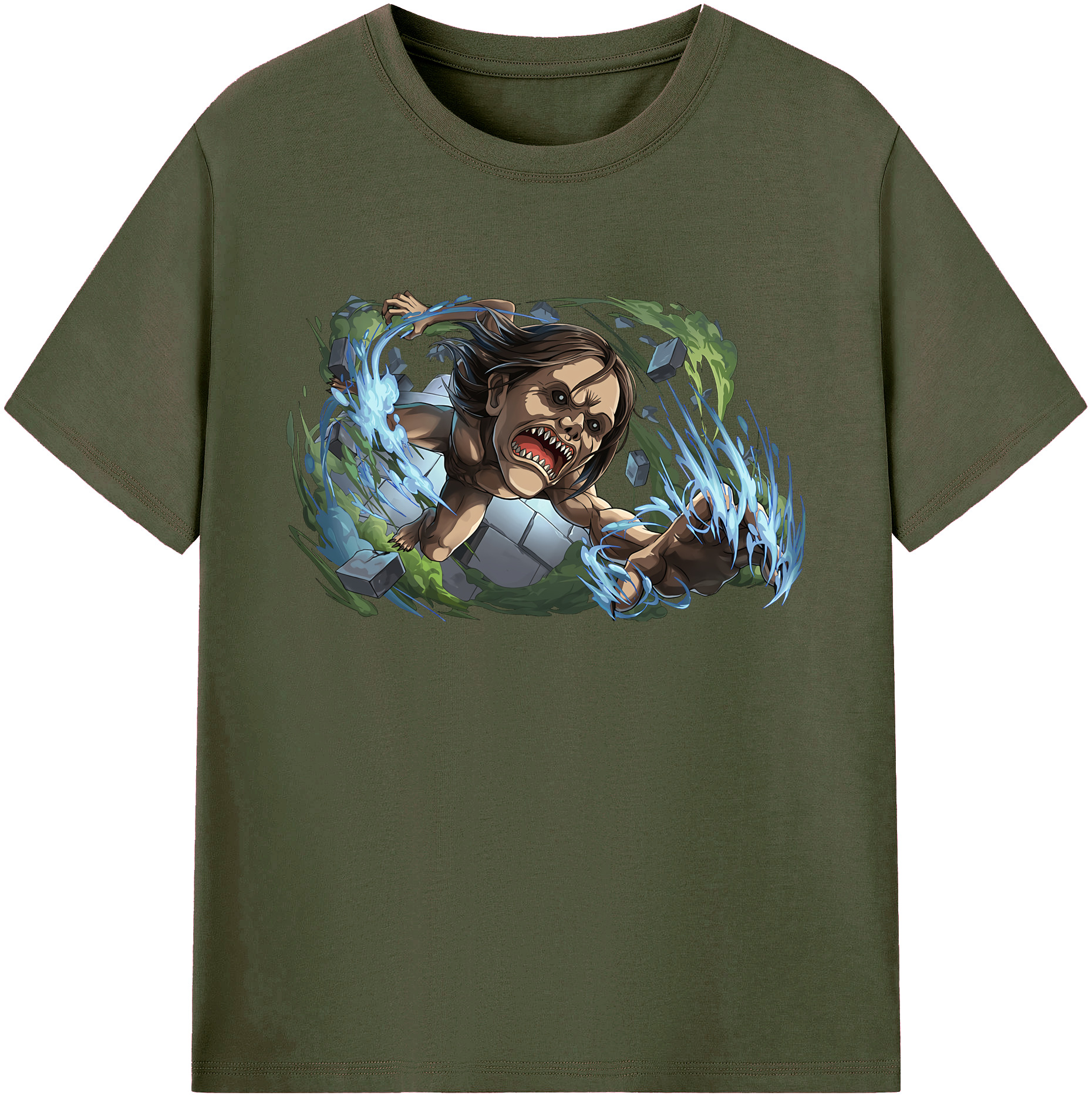 （画像用） 進撃の巨人 Attack on Titan 綿100％ メンズ半袖Tシャツ｜肌触りやわらか＆通気性